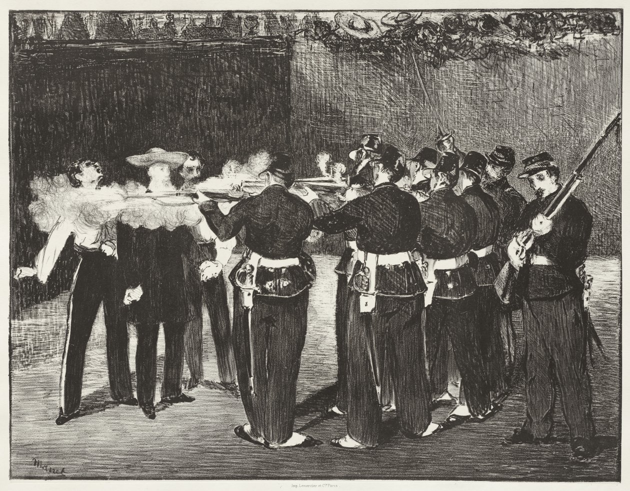 Poprava císaře Maxmiliána od Edouard Manet