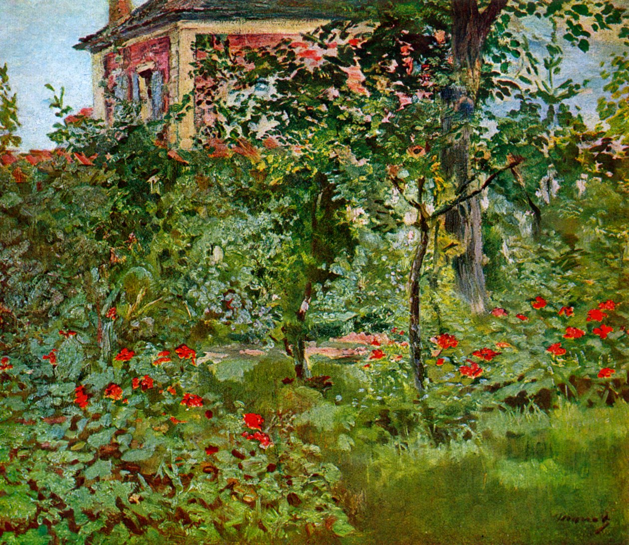 Zahrada v Bellevue, 1880. od Édouard Manet