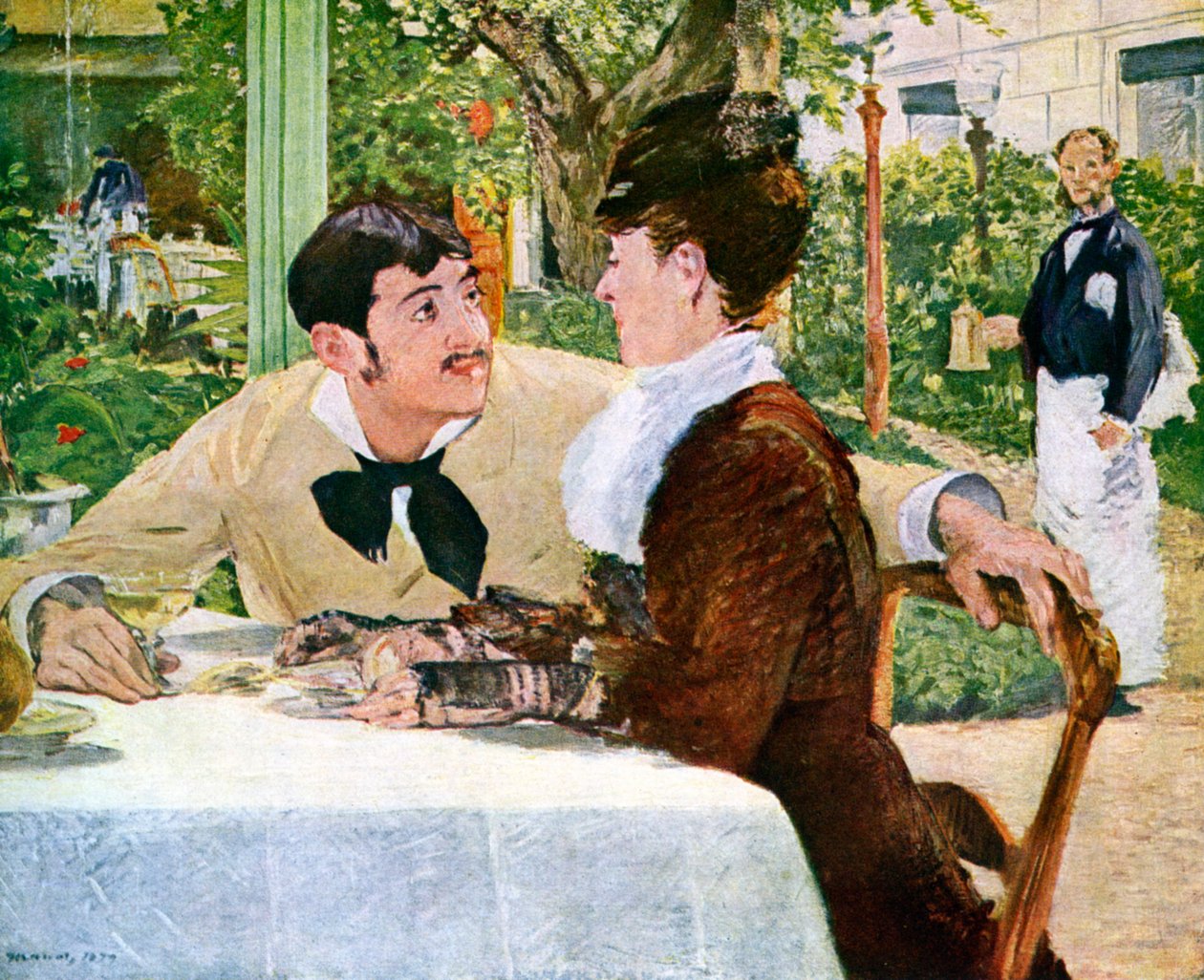 Zahrada Pere Lathuille, 1879 1938. od Édouard Manet
