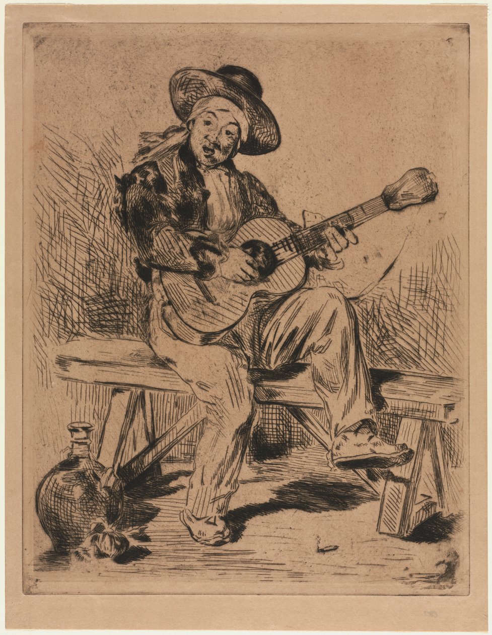 Kytarista, 1861. od Édouard Manet