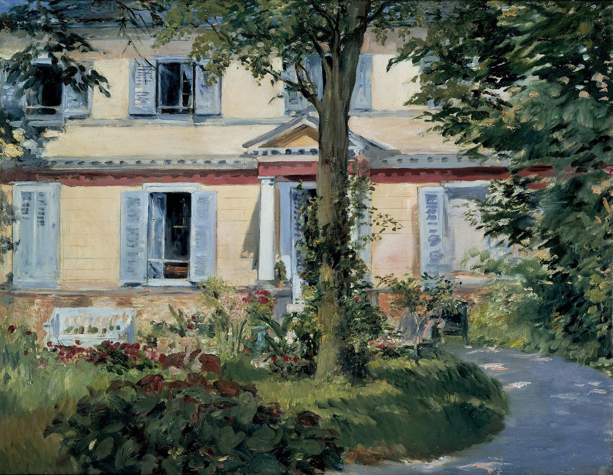 Dům v Rueilu od Édouard Manet