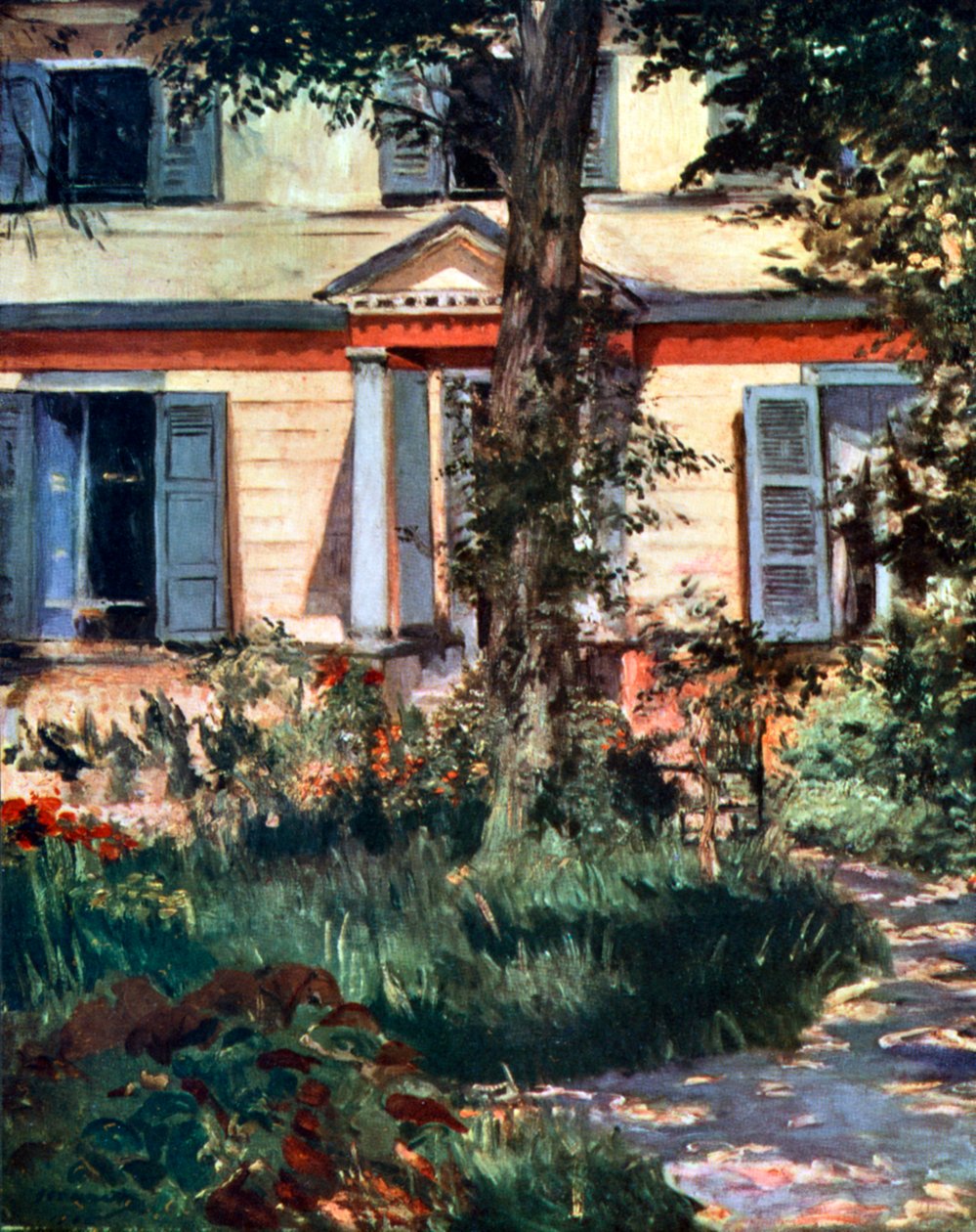 Dům v Rueil, 1882 1926. od Édouard Manet