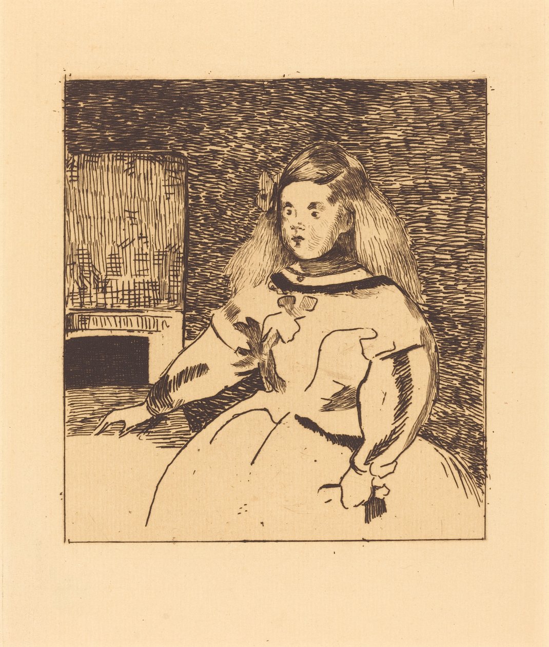 Infanta Marguerite Infante Marguerite, 1861. od Édouard Manet