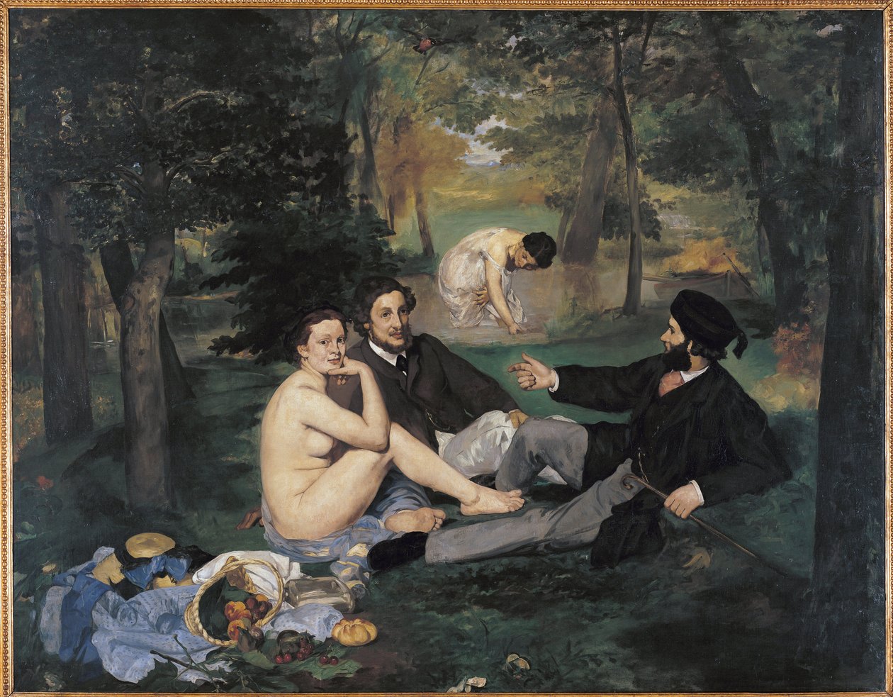 Oběd na trávě od Édouard Manet