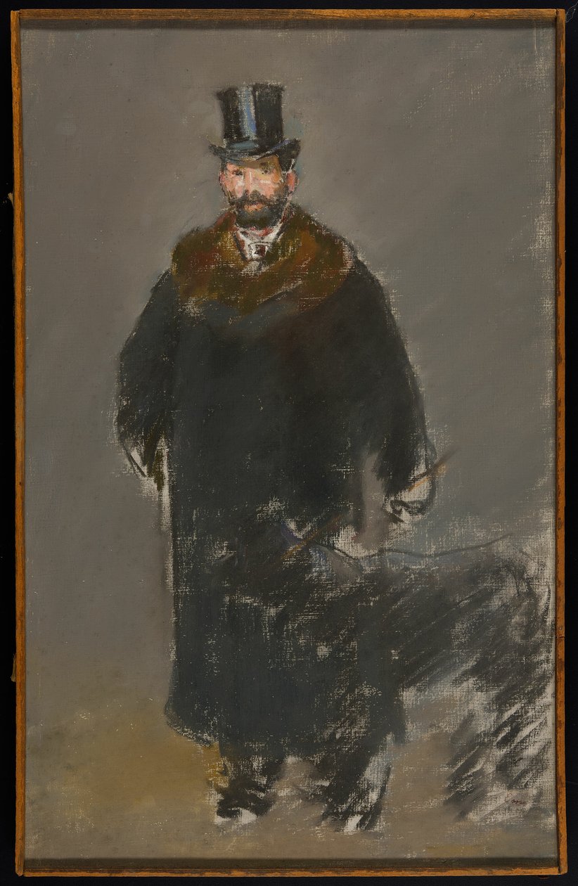 Muž se psem od Édouard Manet