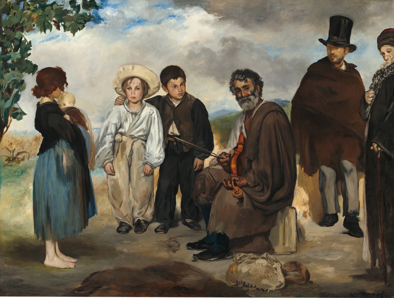 Starý hudebník od Édouard Manet