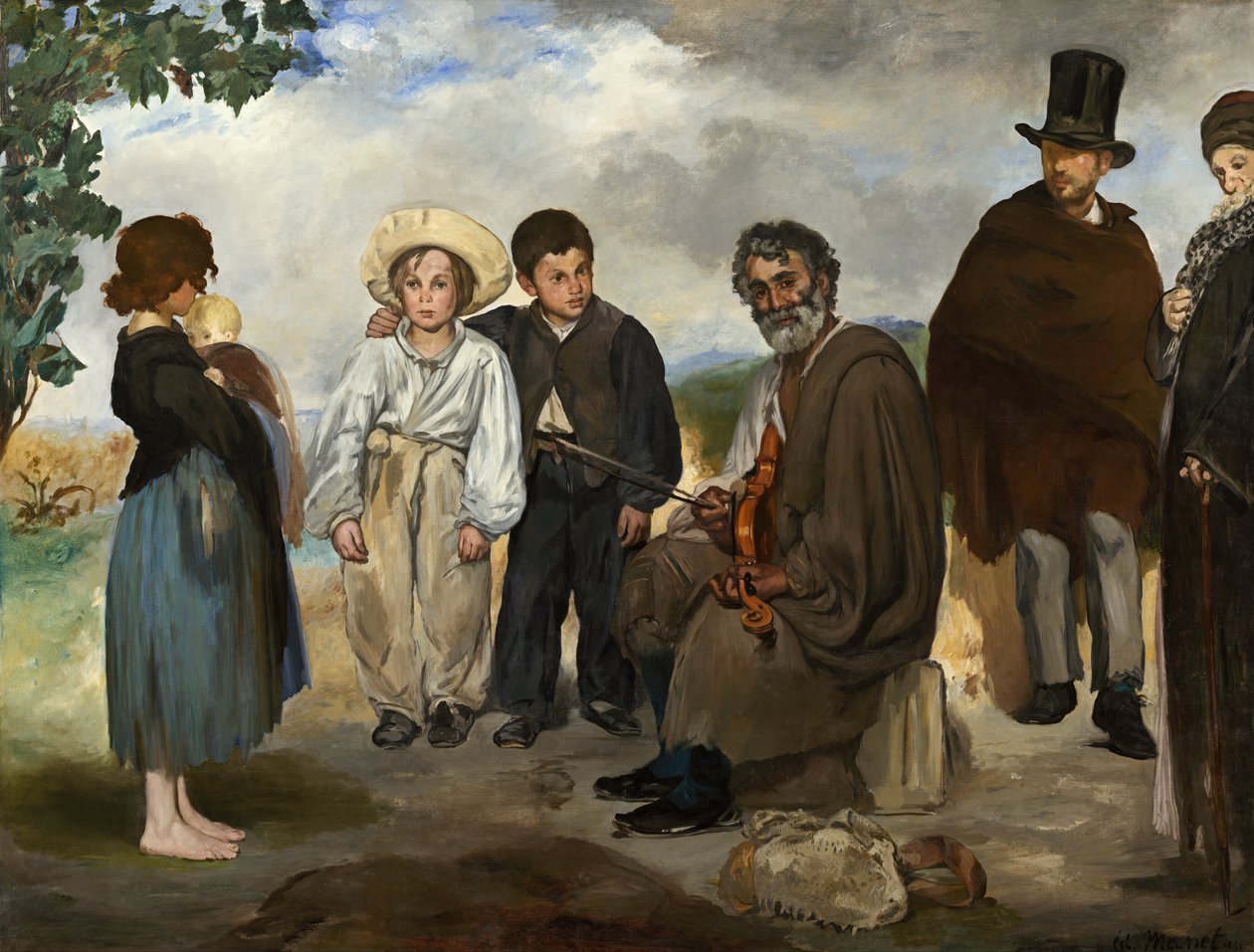 Starý hudebník od Édouard Manet