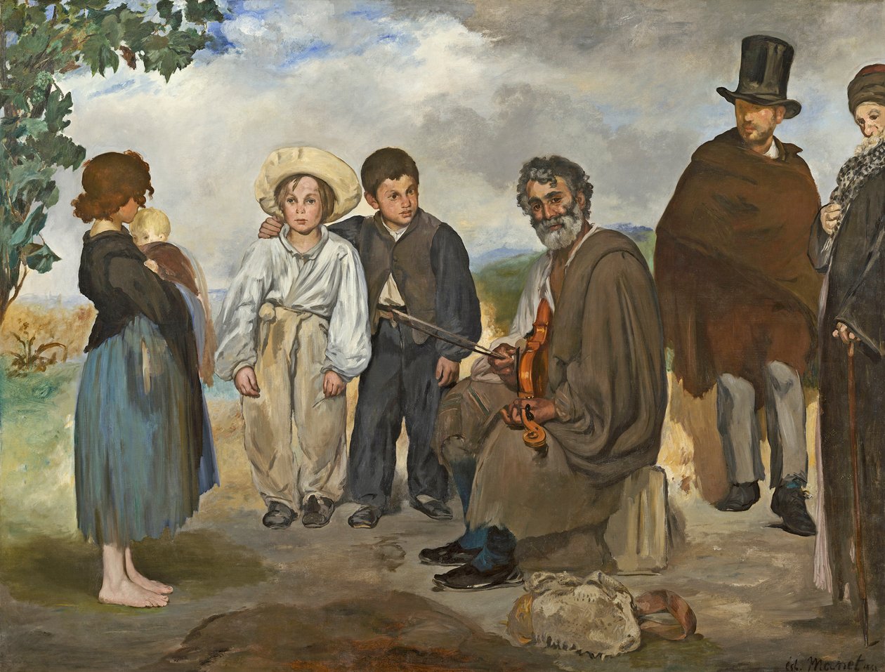 Starý hudebník od Édouard Manet