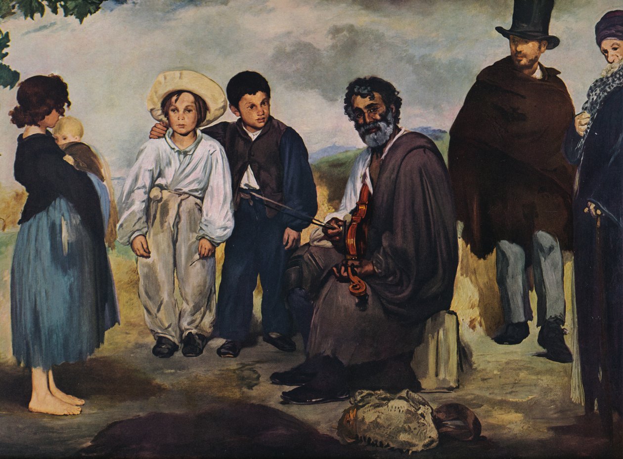 Starý hudebník, 1862 od Édouard Manet