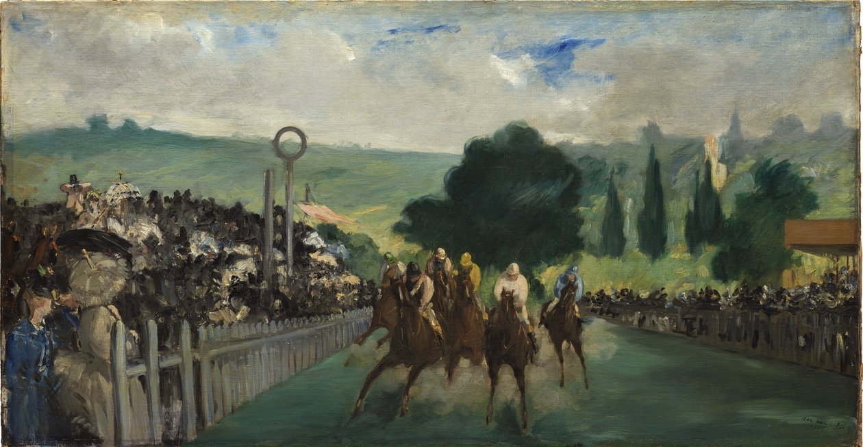 Závody v Longchamp, 1866 od Édouard Manet