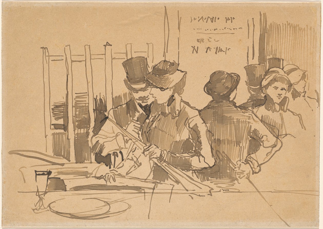 Železniční restaurace, c. 1879. od Édouard Manet