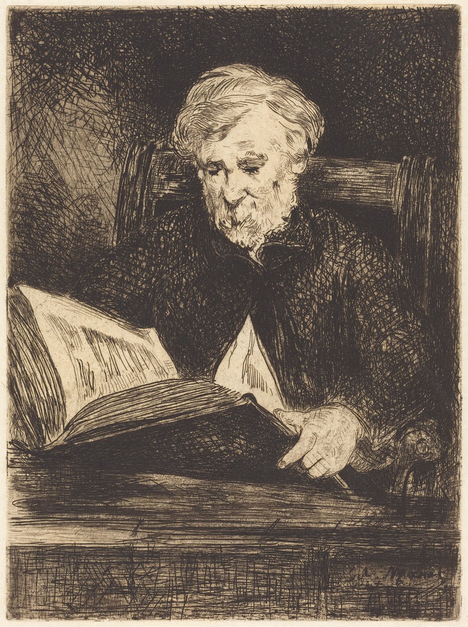 Čtenář od Édouard Manet