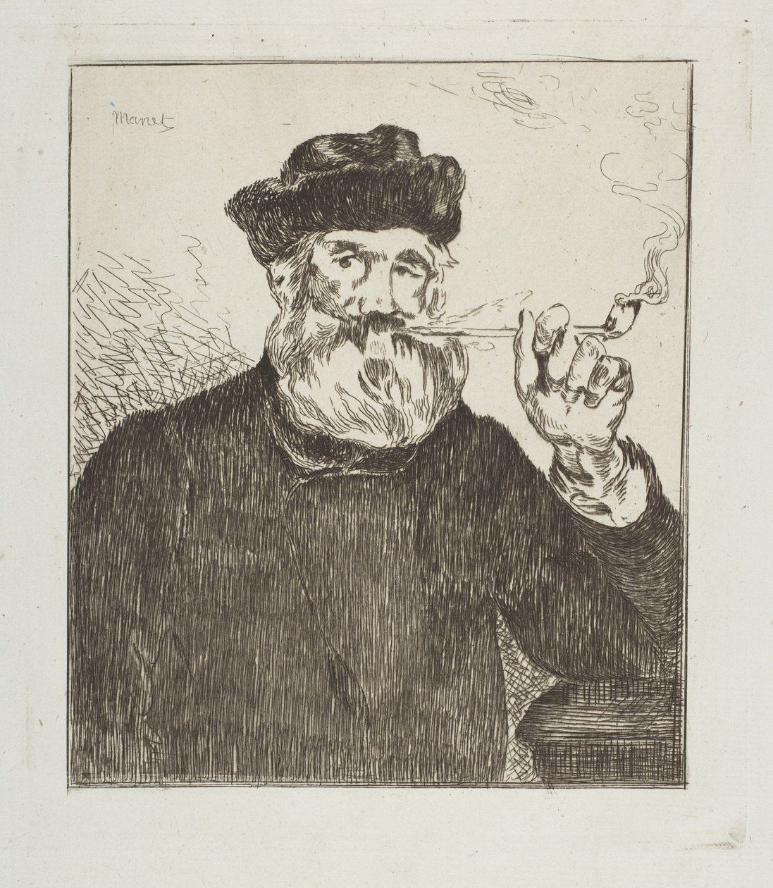 Kuřák od Édouard Manet