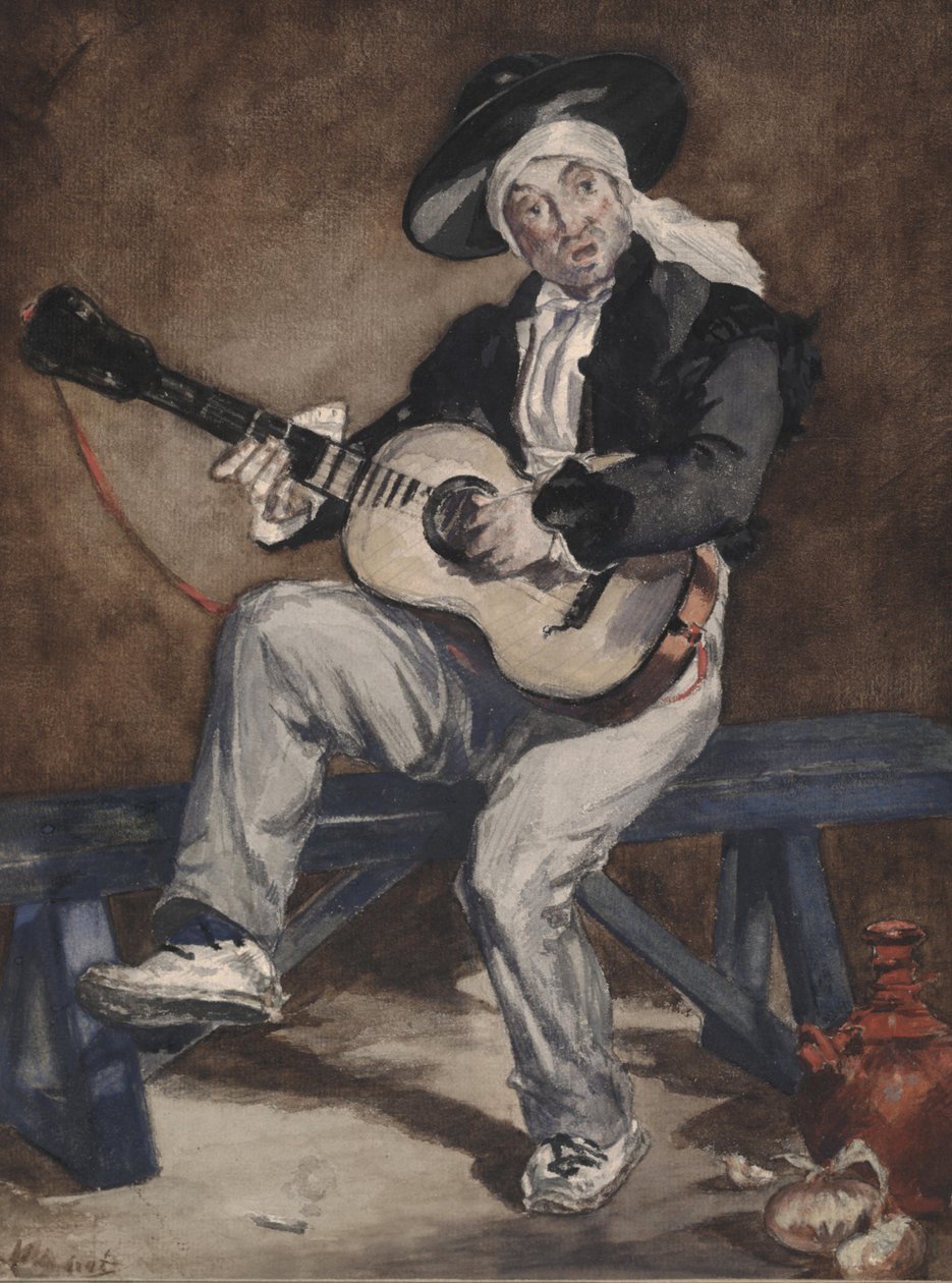 Španělský zpěvák od Édouard Manet