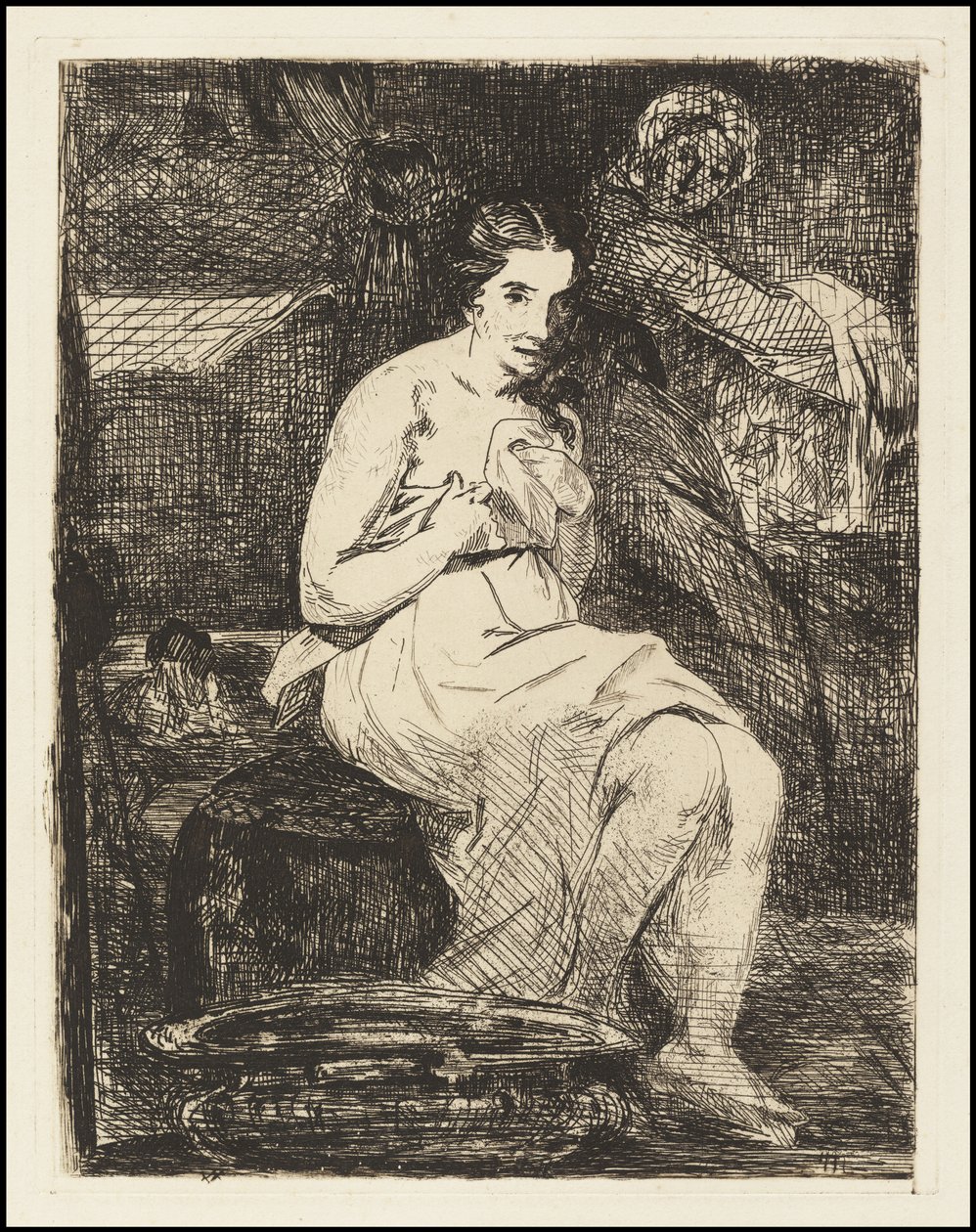 Toaleta, 1862 od Édouard Manet