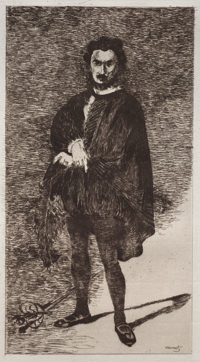 Tragický herec od Édouard Manet