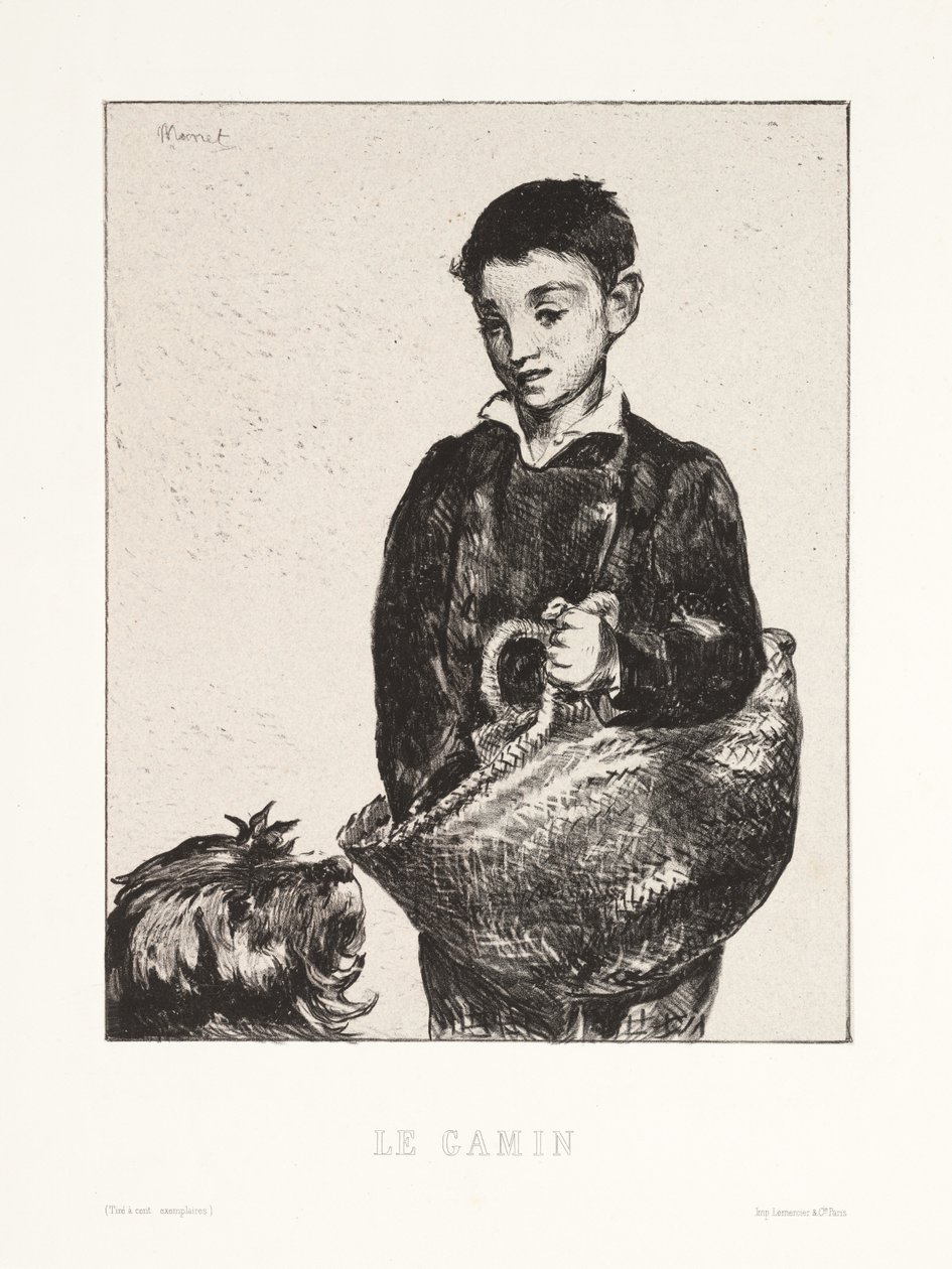 Uličník od Édouard Manet