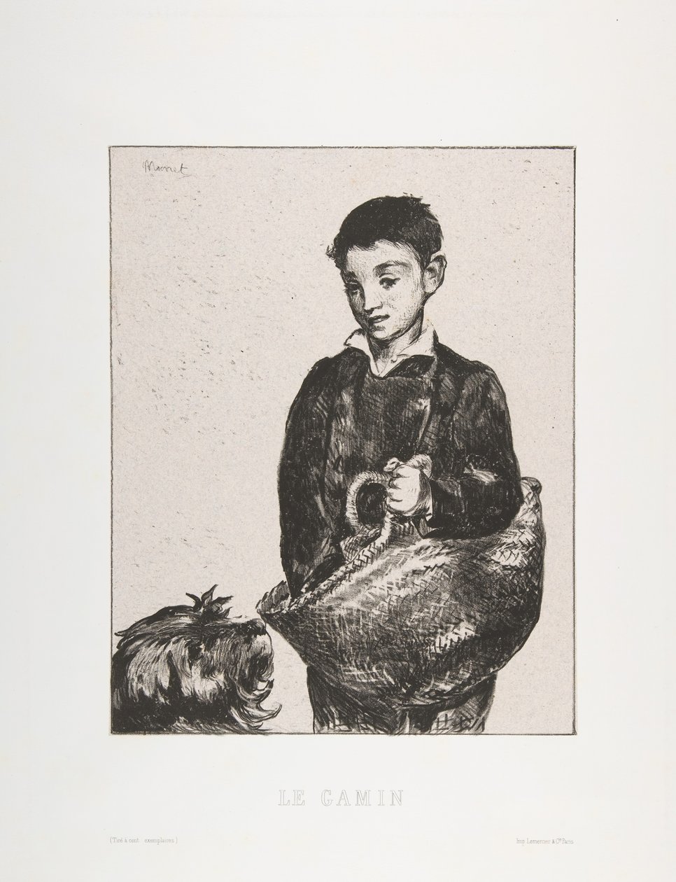 Urchin, 1868. od Édouard Manet