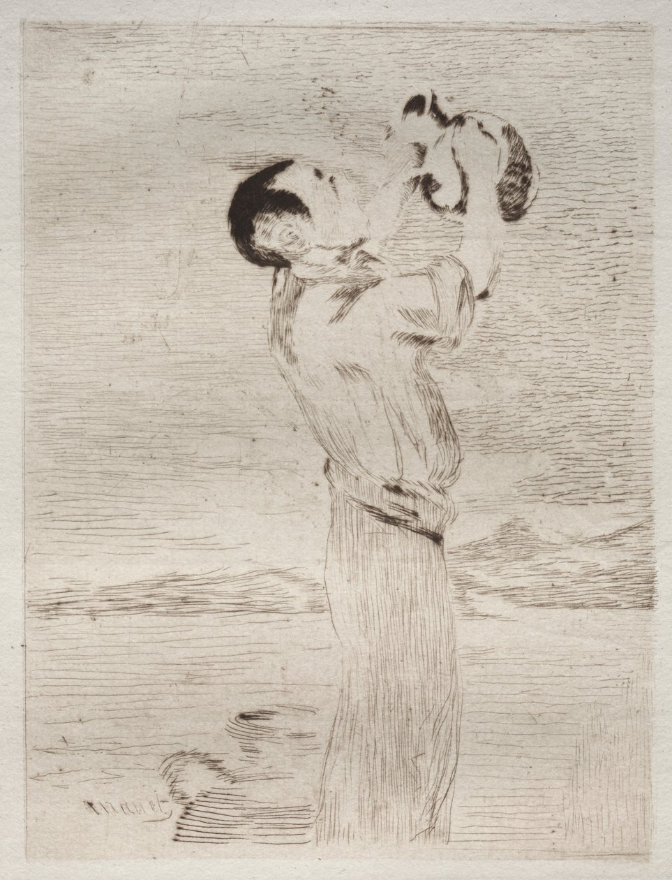Piják vody od Édouard Manet