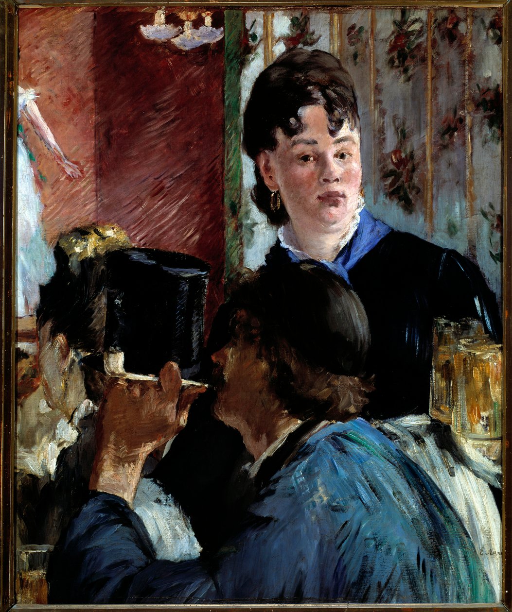 Bock servírka - olej na plátně od Édouard Manet
