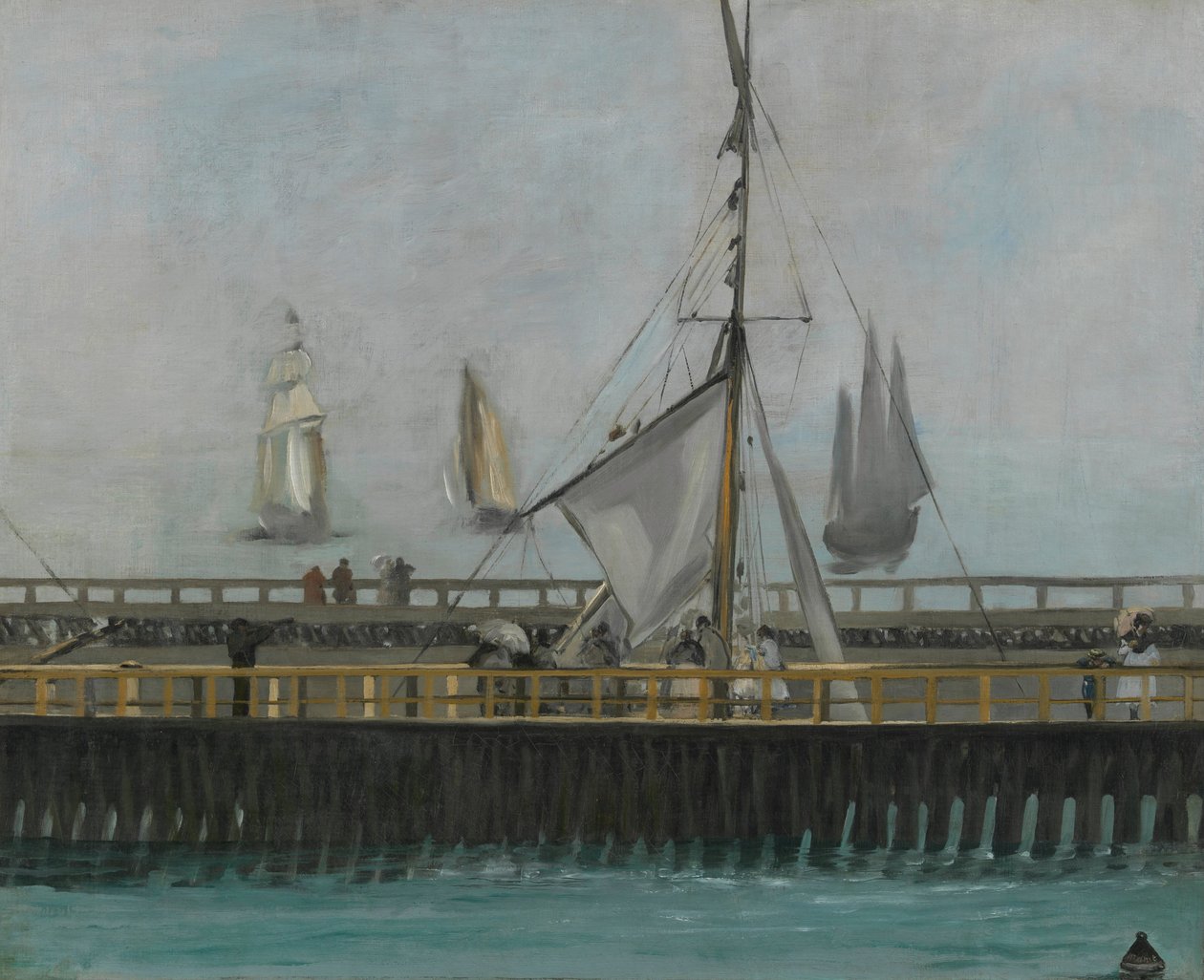 Molo Boulogne-sur-Mer, 1868 od Édouard Manet
