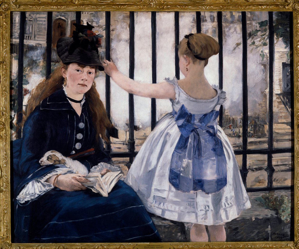 Železnice (neboli nádraží Saint Lazare) od Édouard Manet