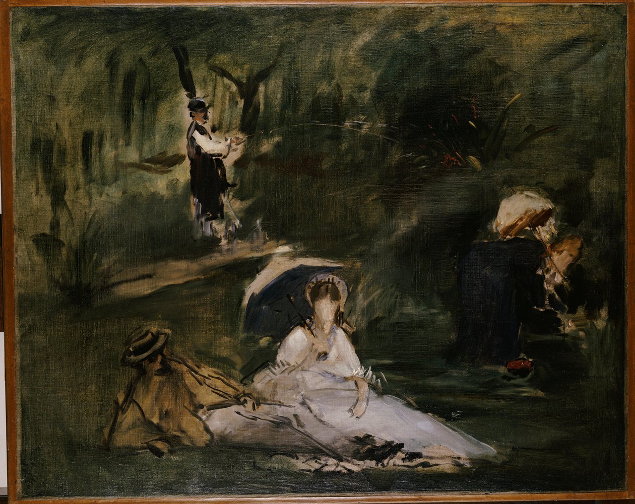 Pod stromy od Édouard Manet