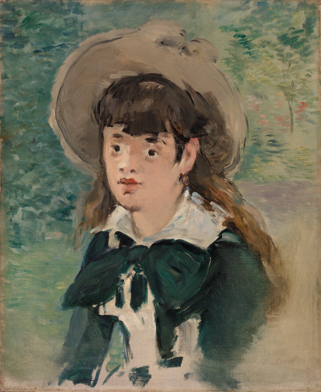 Mladá dívka na lavičce od Édouard Manet