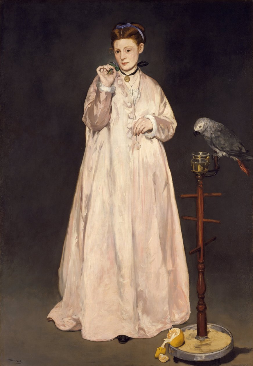 Mladá dáma v roce 1866, 1866 od Édouard Manet