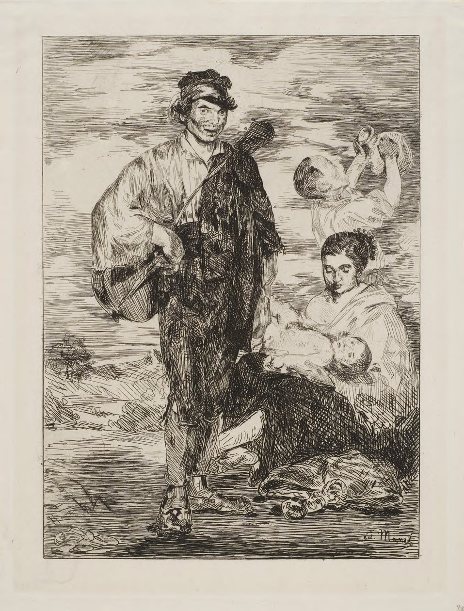 Cikánky od Édouard Manet