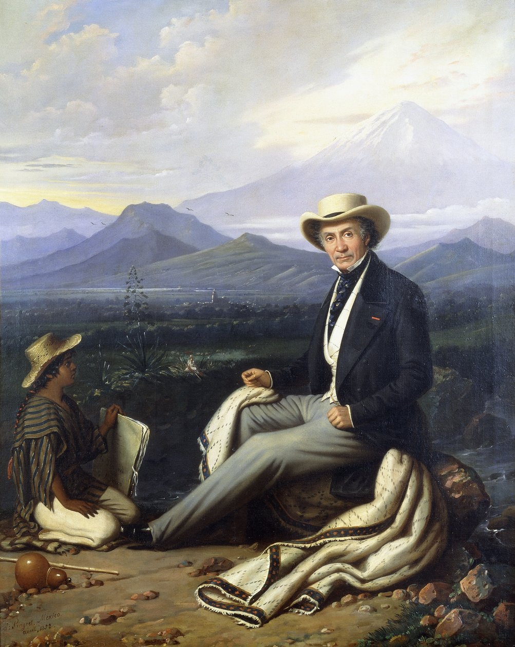 Autoportrét, 1854 od Edouard Pingret