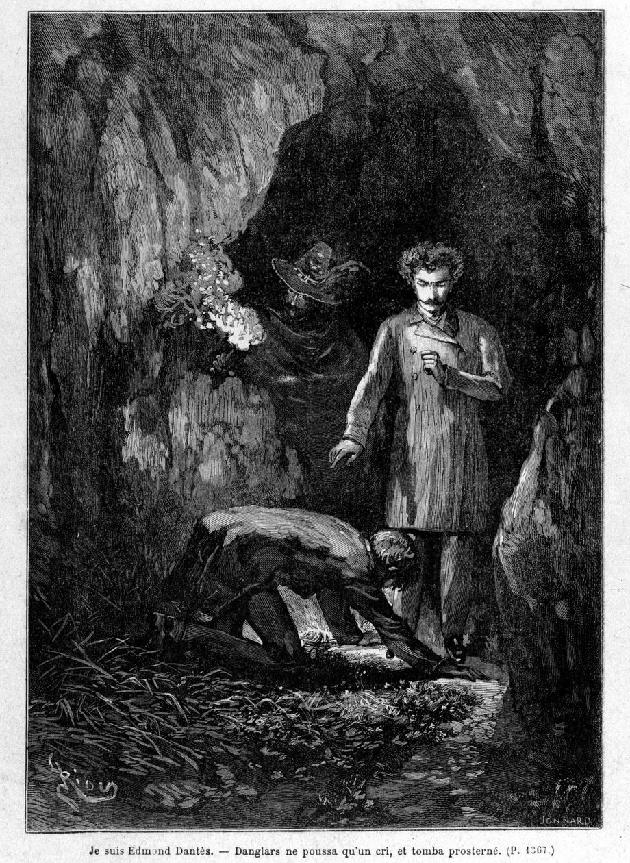 Jsem Edmond Dantès - Rytina od Riou, v „“The Count of Monte-Cristo““ od A. Dumase, ed. Jules Rouff & Cie od Edouard Riou