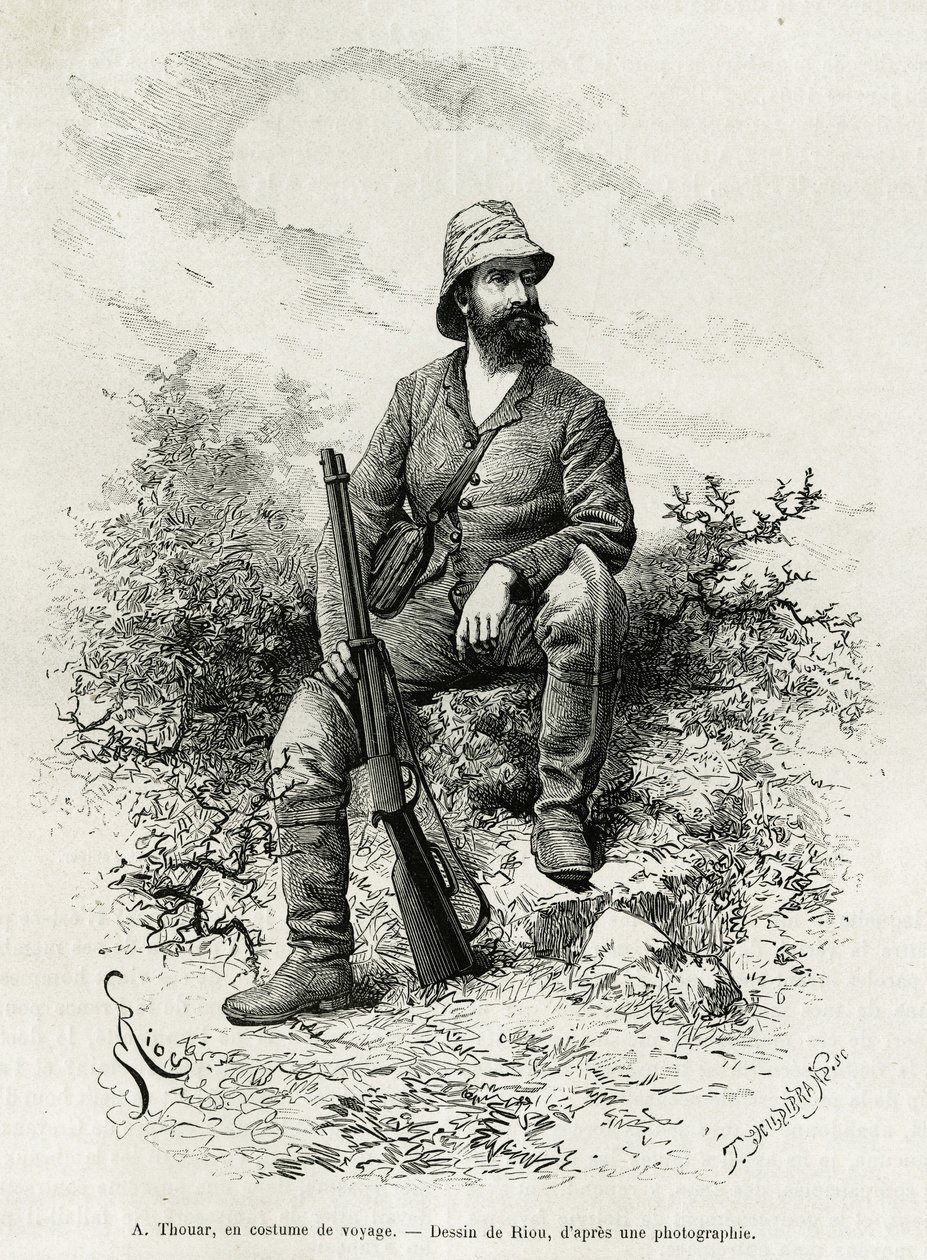 Portrét Emile Arthur Thouar od Edouard Riou