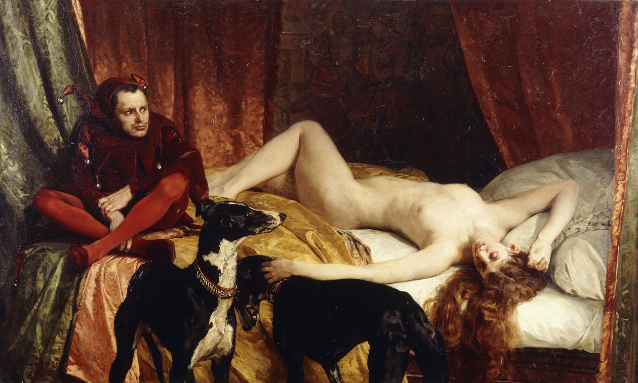 Šašek; Buffoon, 1868 od Edouard Theophile Blanchard