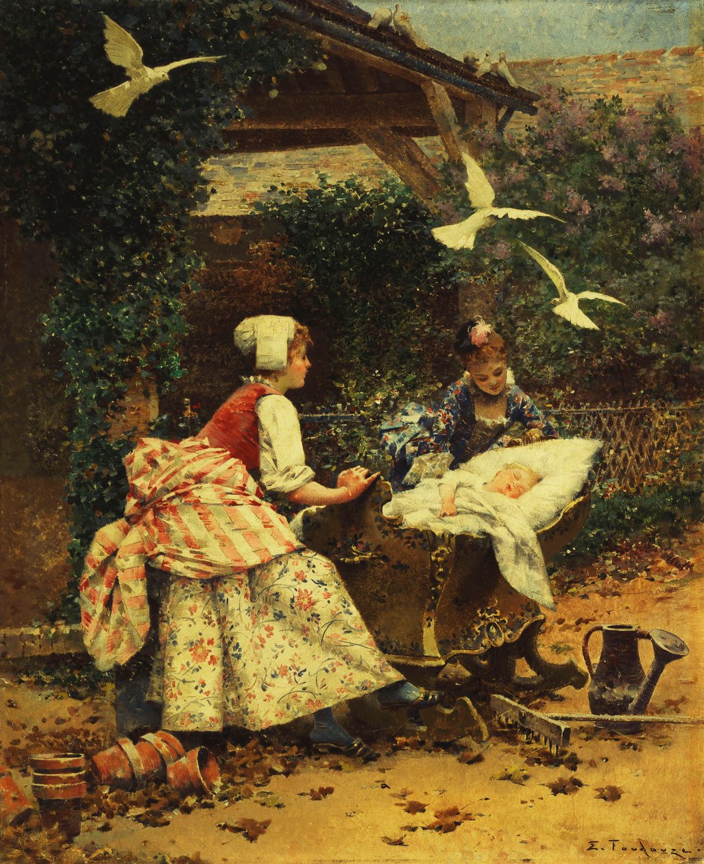 Klidný spánek, od Edouard Toudouze