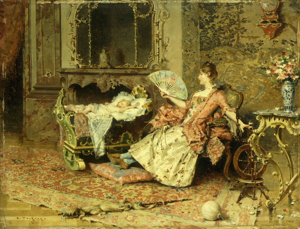 Pozorování Miminka od Edouard Toudouze