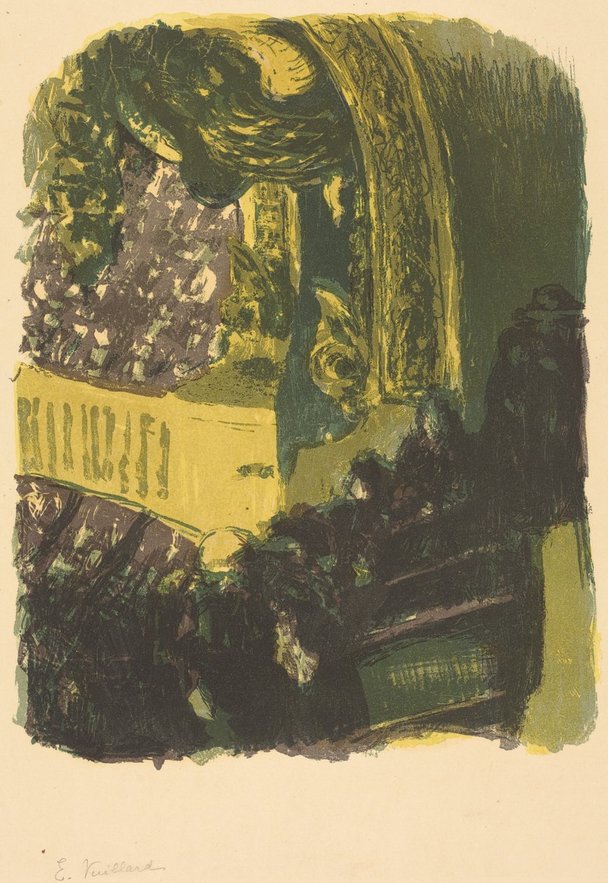 Eine Galerie im Gymnasium od Edouard Vuillard