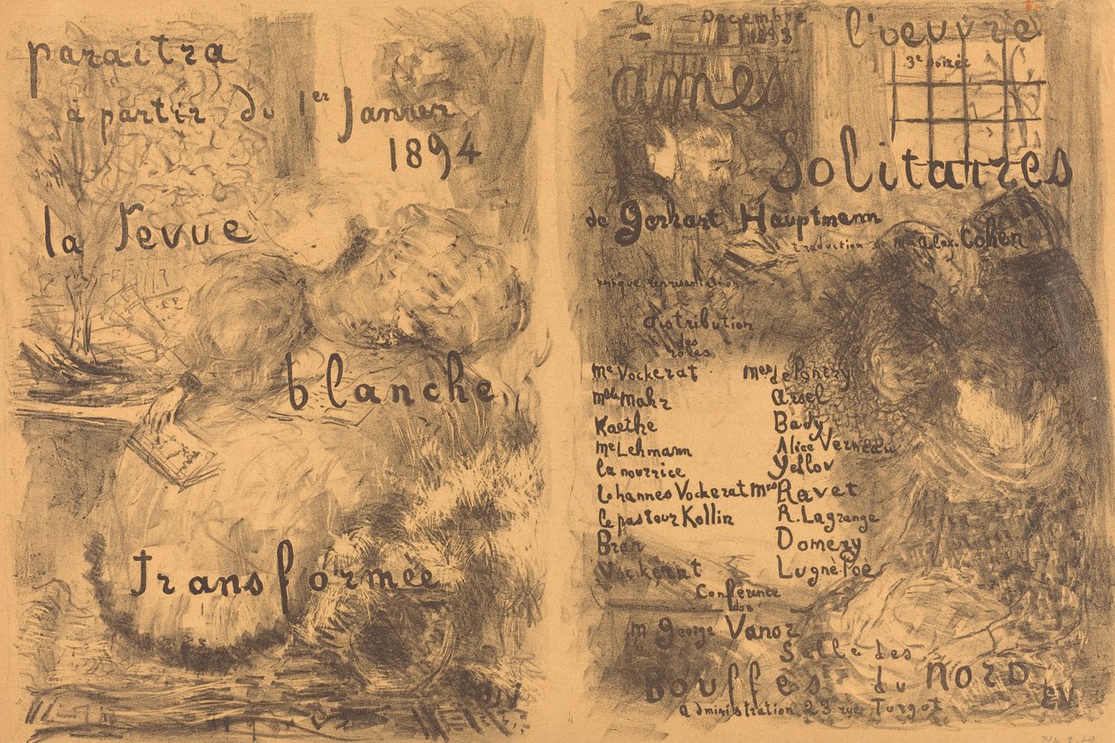 osamělé duše od Edouard Vuillard