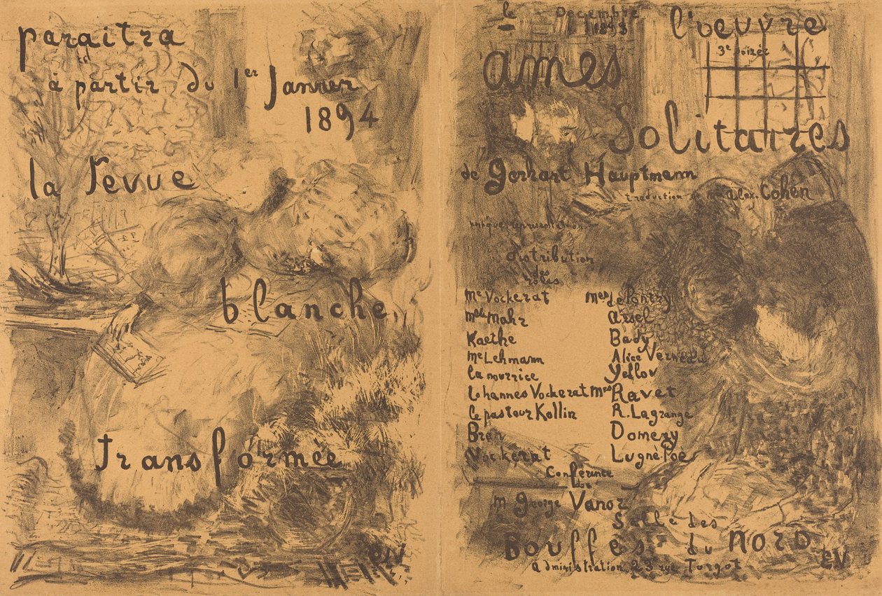 osamělé duše od Edouard Vuillard
