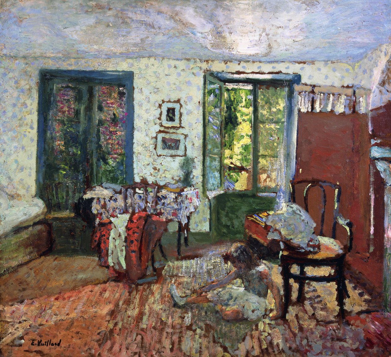 Annette v interiéru; Annette v interiéru, kolem roku 1903 od Edouard Vuillard
