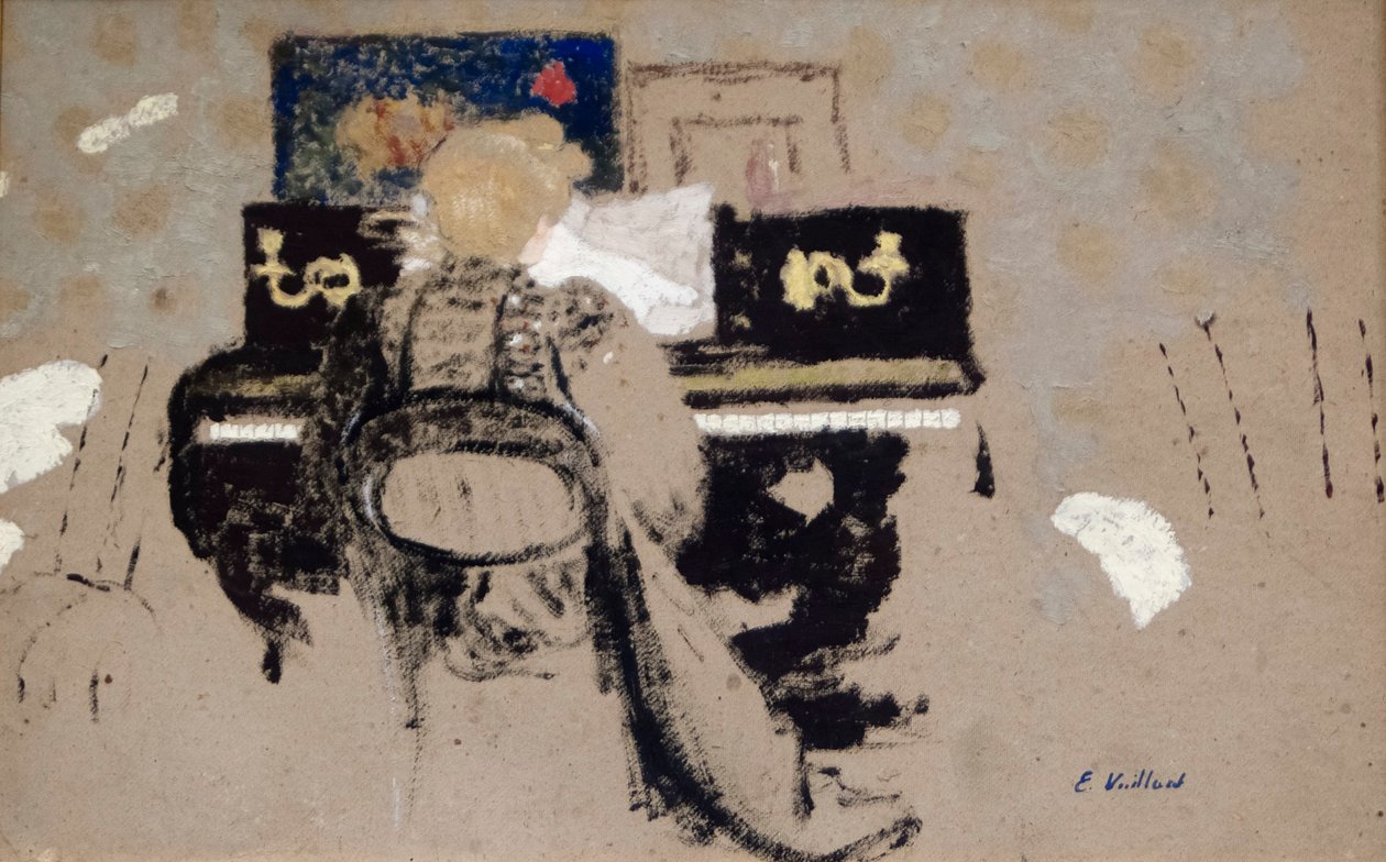 U klavíru od Edouard Vuillard