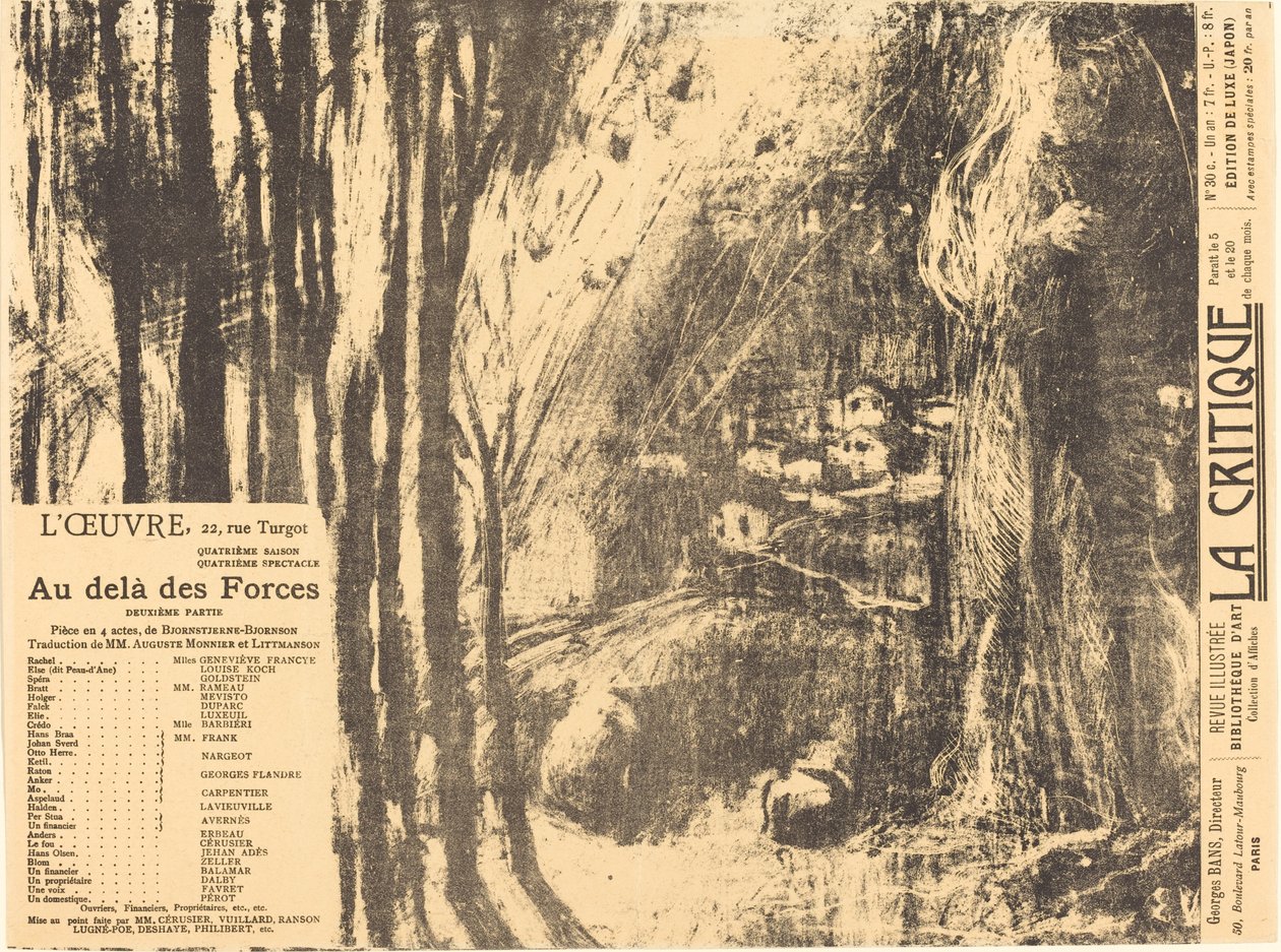 Mimo lidské síly, 1897. od Edouard Vuillard