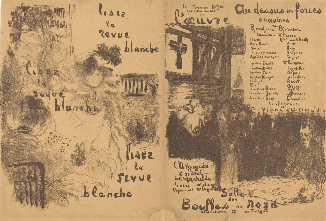 Nad lidskými silami; Křišťálový pavouk od Edouard Vuillard