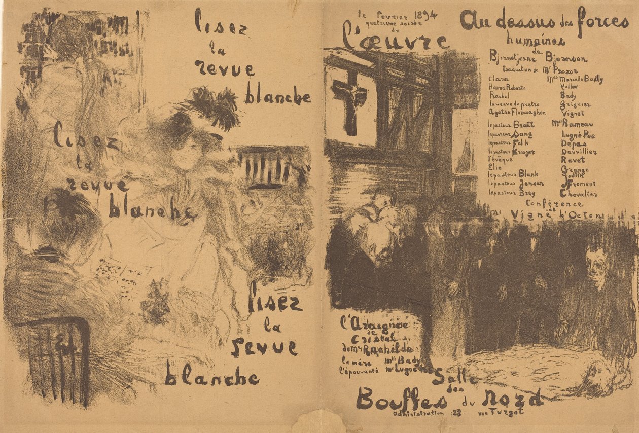 Über menschliche Kräfte hinaus; Die Kristallspinne od Edouard Vuillard