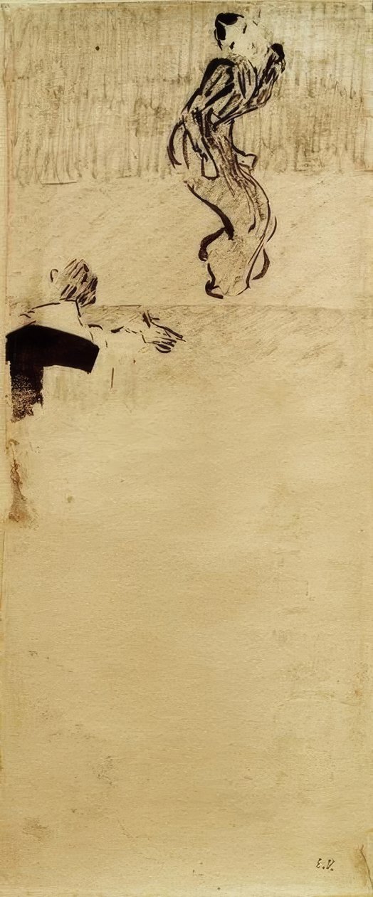 V divadle od Edouard Vuillard