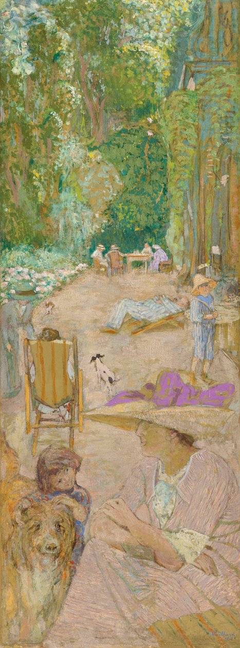 V pavilonech v Cricqueboeuf, 1911. od Edouard Vuillard