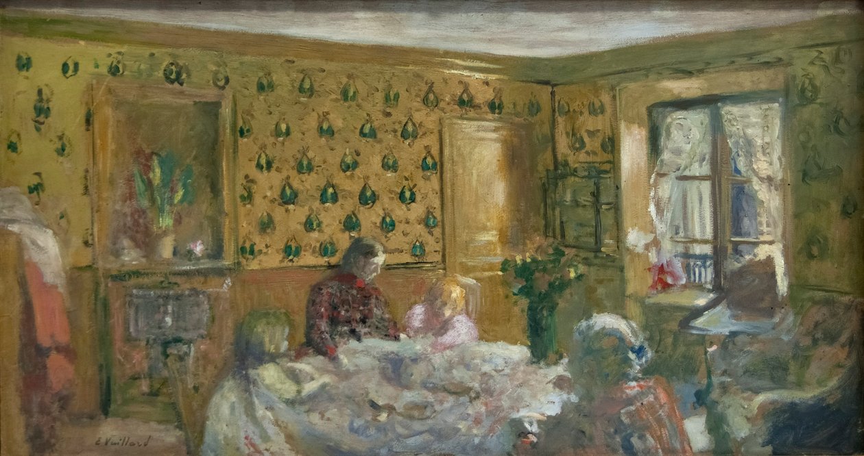 U pracovního stolu od Edouard Vuillard