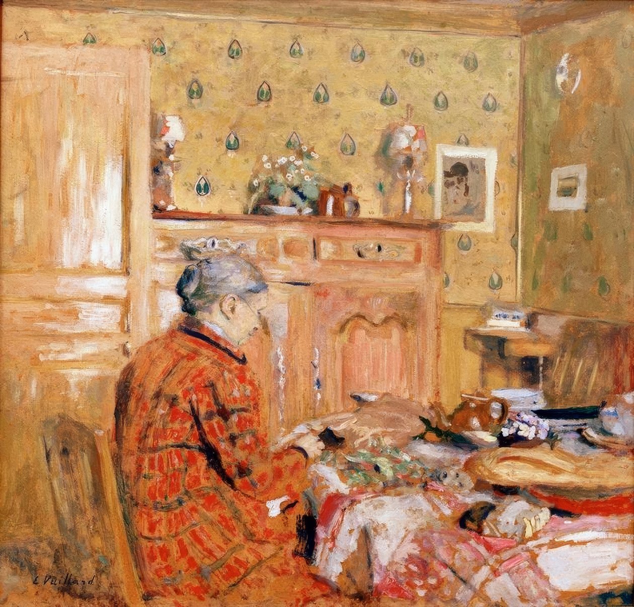 snídaně od Edouard Vuillard