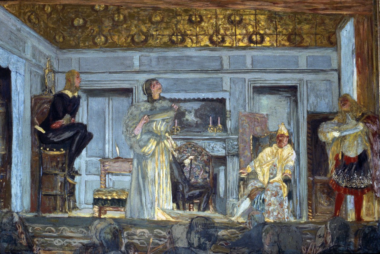 Dekory imaginárních nemocných od Moliera od Edouard Vuillard