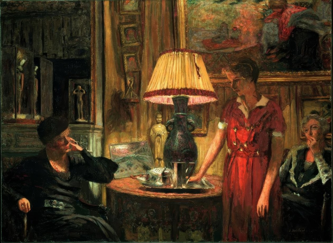 Návštěva od Edouard Vuillard